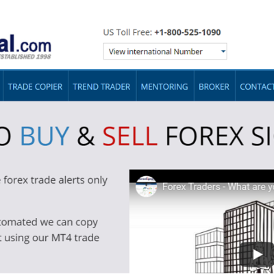 Forexsignal.com homepage